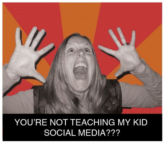 not teaching my kid social media?