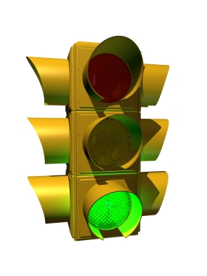 green traffic light